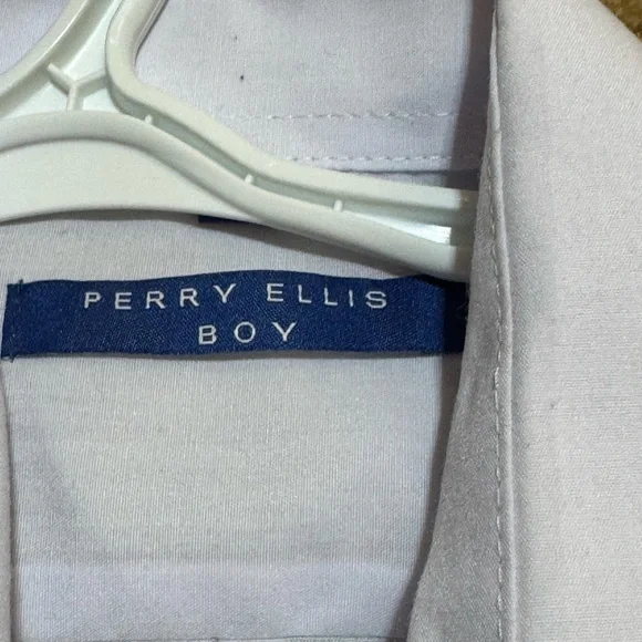 Perry Ellis Indigo Blue Tuxedo 5-Piece Set Boy Size 8 - Picture 4 of 10